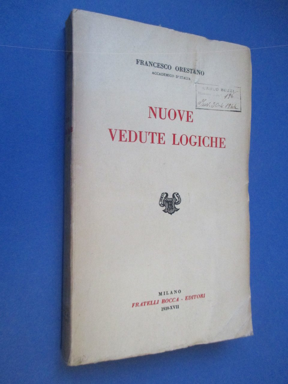 Nuove vedute logiche.