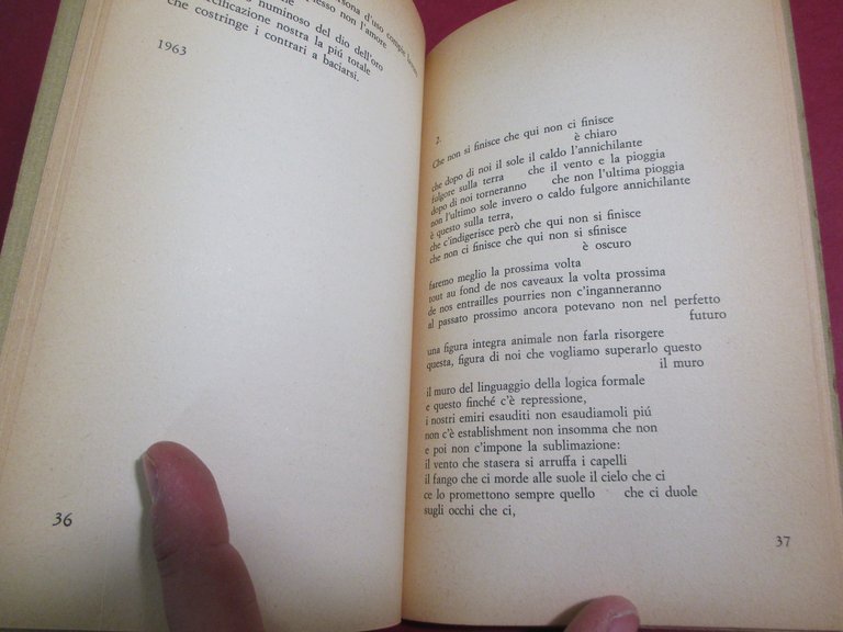 Panglosse blandimentis oramentis coeteris meretriciis. Poesie 1953 – 1966.