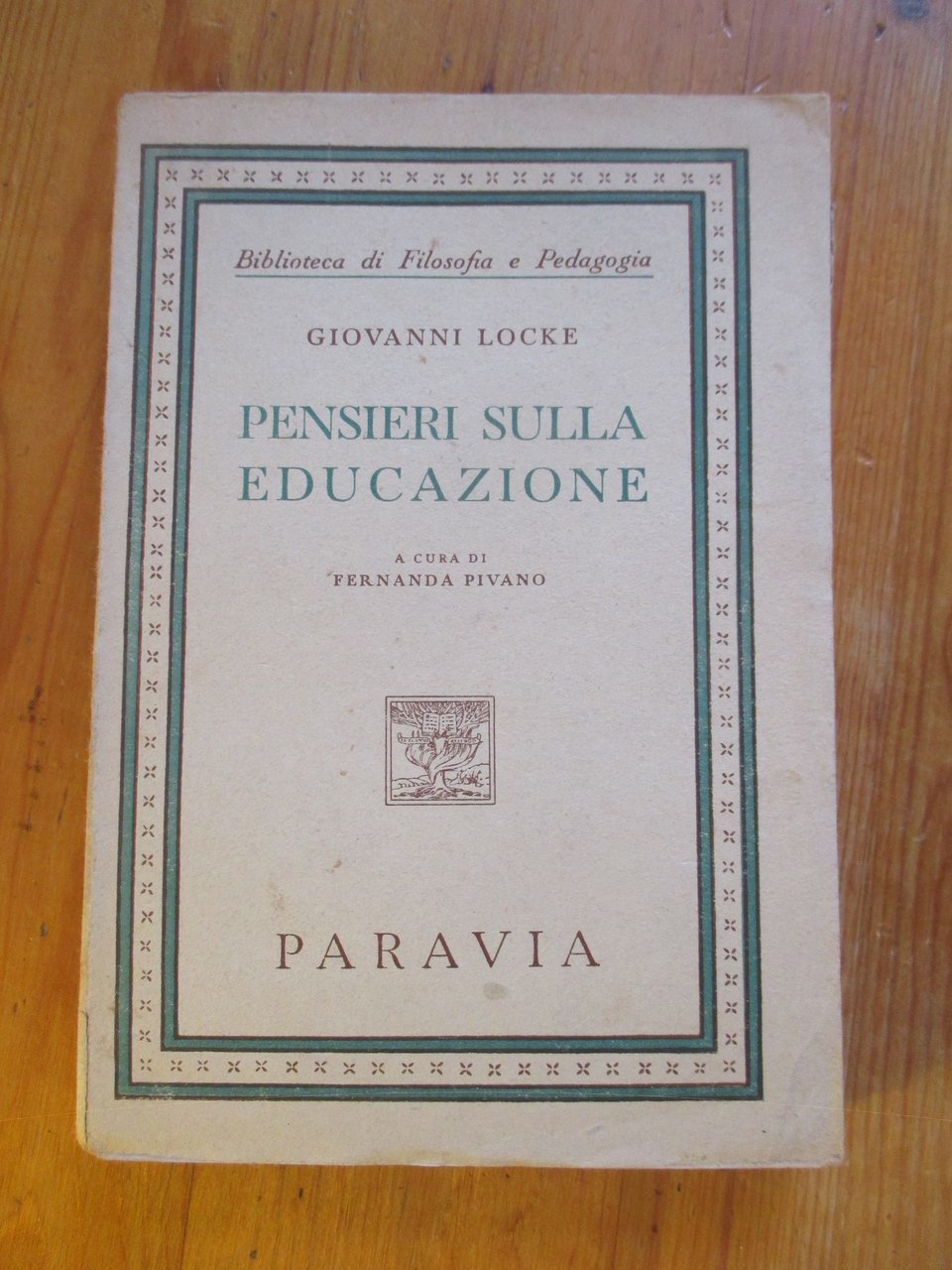 Pensieri sulla educazione.