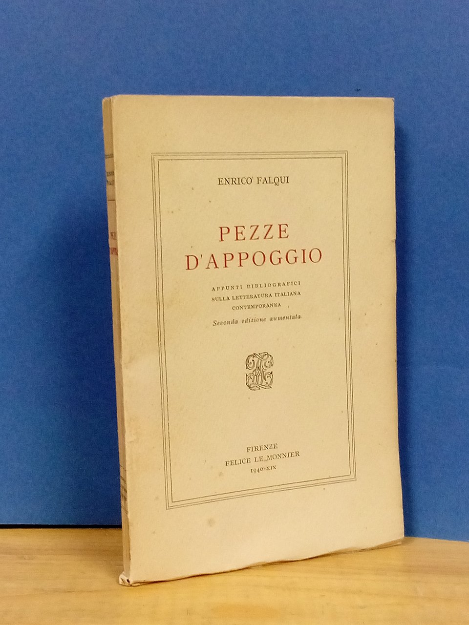 Pezze d'appoggio. Appunti bibliografici sulla letteratura italiana contemporanea. | Immagine principale