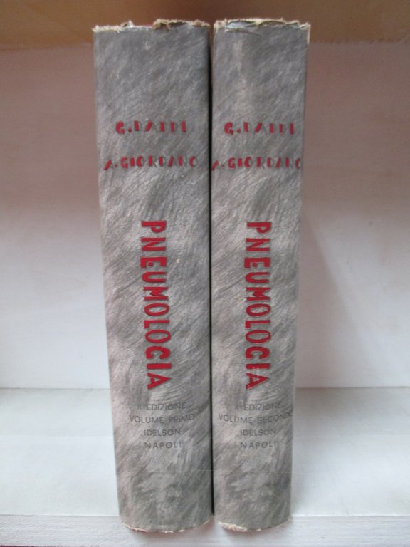 Pneumologia. Volume primo / secondo.