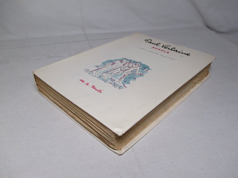 Poesie. 154 liriche scelte e 3 disegni di P. Verlaine. …