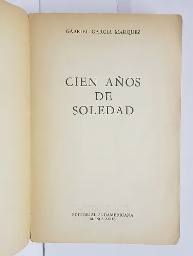 Cien Años de Soledad (Primera Edición) | Immagine Gallery 5
