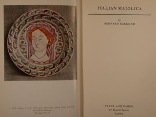 ITALIAN MAIOLICA.