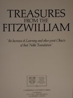 TREASURES FROM THE FITZWILLIAM. 'the Increase of Learning and other …