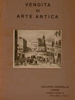 VENDITA DI ARTE ANTICA. GALLERIA CIARDIELLO FIRENZE.