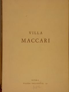 VILLA MACCARI.