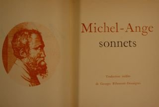 MICHEL-ANGE SONNETS.