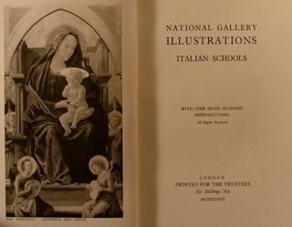 NATIONAL GALLERY ILLUSTRATIONS: ITALIAN SCHOOLS.