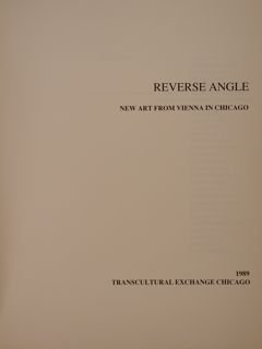 REVERSE ANGLE, NEW ART FROM VIENNA IN CHICAGO.