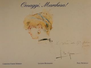 OMAGGI, MARCHESA. ACQUERELLI E DISEGNI NELL'ALBUM DI COSTANZA BOUGLEUX.