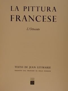 LA PITTURA FRANCESE. L'OTTOCENTO.