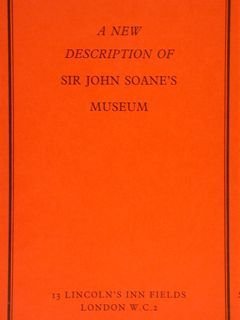 A NEW DESCRIPTION OF SIR JOHN SOANE'S MUSEUM.
