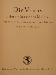 DIE VENUS IN DER ITALIENISCHEN MALEREI.