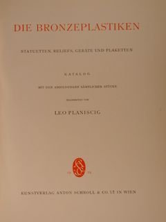 DIE BRONZEPLASTIKEN, STATUETTEN, RELIEF, GERÄTE UND PLAKETTEN.
