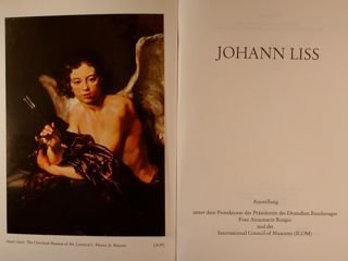 JOHANN LISS. Ausstellung im Rathaus, 2. August bis 2. November …