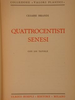 QUATTROCENTISTI SENESI.