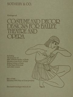 CATALOGUE OF COSTUME AND DECOR DESIGNS FOR BALLET, THEATRE AND …