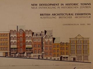 NEW DEVELOPMENT IN HISTORIC TOWNS. BRITISH ARCHITECTURAL EXIBITION.