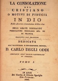 LA CONSOLAZIONE DEL CRISTIANO O MOTIVI DI FIDUCIA IN DIO. …