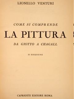COME SI COMPRENDE LA PITTURA DA GIOTTO A CHAGALL.