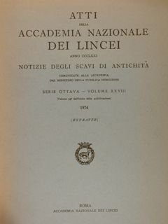 Atti della Accademia Nazionale dei Lincei, Anno CCCLXXI, 1974, Serie …