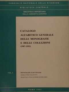 Consiglio Nazionale delle Ricerche, Biblioteca Centrale, Biblioteca depositaria della Comunità …