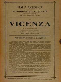 Italia artistica, Monografie illustrate XVII, RICCI C. (direz. di). VICENZA.