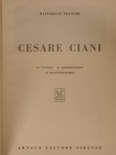 CESARE CIANI. Firenze, 1854 - 1921.