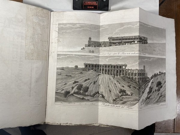 Illustrazioni della Villa di Mecenate in Tivoli dedicate all’Accademia Romana …