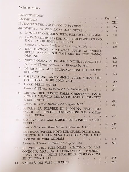 NICCOLO' STENONE. OPERE SCIENTIFICHE. Traduzione integrale dai testi originali.