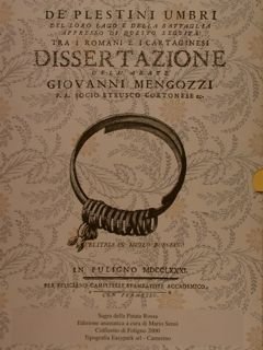 De' plestini umbri del loro lago e della battaglia appresso …