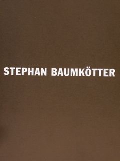 STEPHAN BAUMKOETTER. Kunstmuseum Bonn, 24.mai bis 12.August 2001.