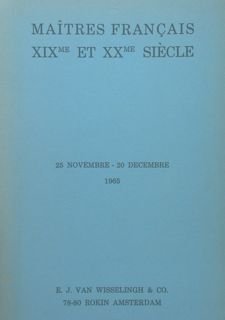 MAITRES FRANCAIS XIX ET XX SIECLE. 22 Novembre - 20 …