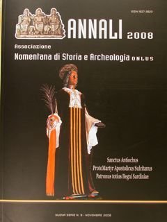 Associazione Nomentana di Storia e Archeologia onlus. ANNALI 2008. Sanctus …