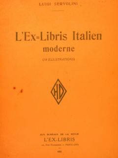 L'EX=LIBRIS ITALIEN MODERNE (18 illustations).
