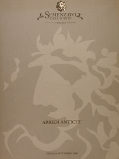 Semenzato Casa d'Aste. ARREDI ANTICHI. Venezia settembre 2000.