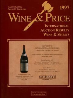 WINE & PRICE. International Auction Results Wine & Spirits.1997.