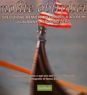 NOLITE OBLIVISCI. Spedizione remiera in gondola a 4 remi da …