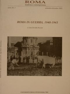 Università degli Studi Roma Tre. ROMA moderna e contemporanea. Anno …