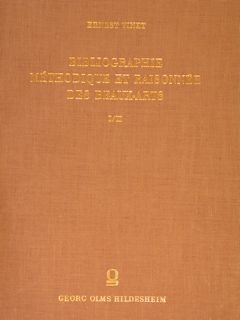 BIBLIOGRAPHIE METHODIQUE ET RAISONNEE DES BEAUX-ARTS. I/II. Complément du Manuel … | Immagine principale