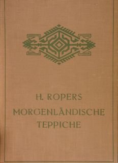 MORGENLAENDISCHE TEPPICHE