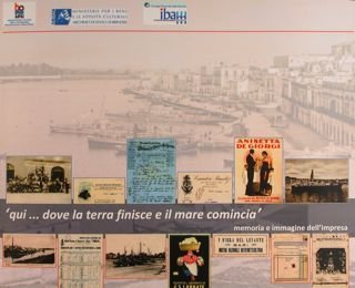 QUI. DOVE LA TERRA FINISCE E IL MARE COMINCIA. Memoria e immagine dell'impresa. Brindisi, 10 aprile - 14 maggio 2011.