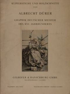 Kupferstiche und Holzschnitte von ALBRECHT DUERER. Graphik Deutscher Meister des …