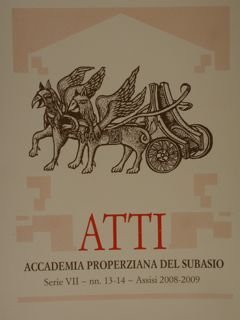 ATTI Accademia Properziana del Subasio. Serie VII - nn. 13-14. …