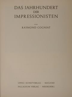 DAS JAHRHUNDERT DER IMPRESSIONISTEN.