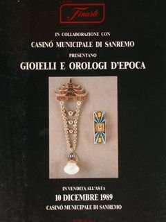 Finarte/Casinò Municipale di Sanremo presentano GIOIELLI E OROLOGI D'EPOCA. San …