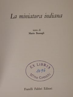 LA MINIATURA INDIANA.