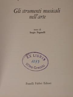 GLI STRUMENTI MUSICALI NELL'ARTE.