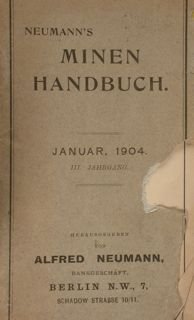 Neumann's MINEN HANDBUCH. Januar, 1904.